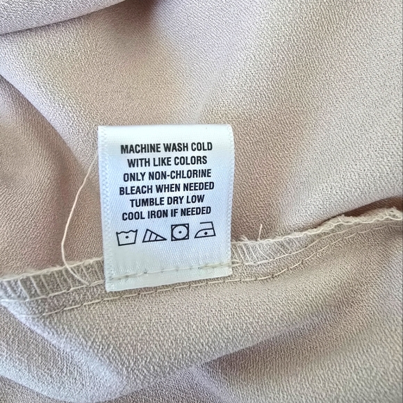 MSK Taupe Shimmer Off the Shoulder Puff Sleeve Top size L - Picture 11 of 14